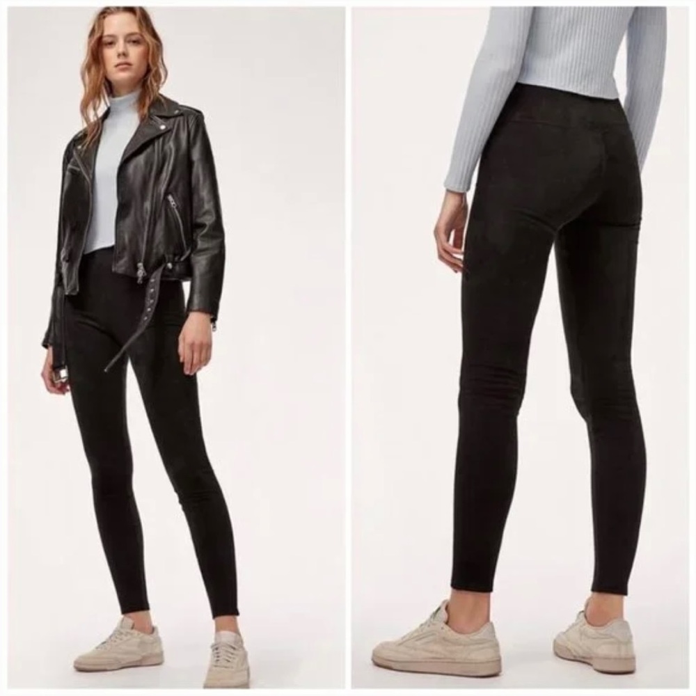 Daria faux suede legging - Aritzia Wilfred